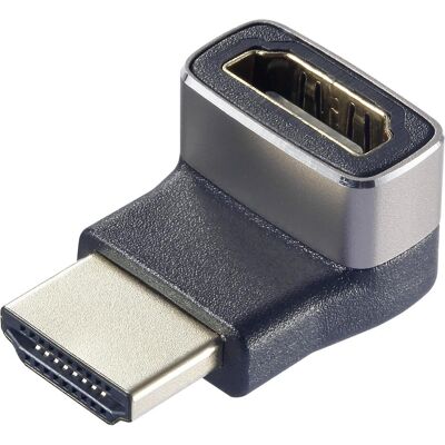 SpeaKa Professional SP-11302012 HDMI Adapter (1x HDMI-Stecker - 1x HDMI-Buchse), Data + Video Adapter, Schwarz, Silber SpeaKa Professional SP-11302012 HDMI Adapter (1x HDMI-Stecker - 1x HDMI-Buchse), Data + Video Adapter, Schwarz, Silber