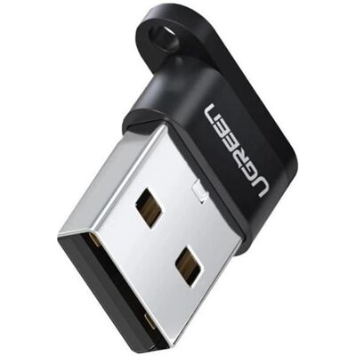 Ugreen USB-C to USB-A 2.0 bluetooth adapter (black) (USB-A), Data + Video Adapter, Schwarz Ugreen USB-C to USB-A 2.0 bluetooth adapter (black) (USB-A), Data + Video Adapter, Schwarz