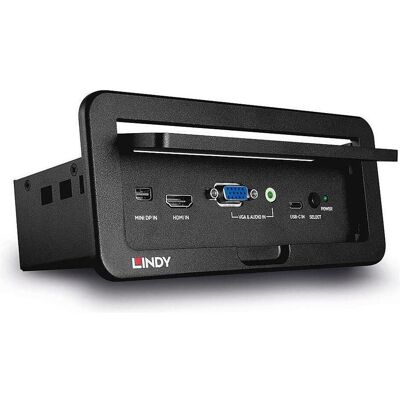 Lindy Multi-Format Conference Table Switch HDMI VGA Audio USB-C MiniDP with Selector, Switch Box Lindy Multi-Format Conference Table Switch HDMI VGA Audio USB-C MiniDP with Selector, Switch Box