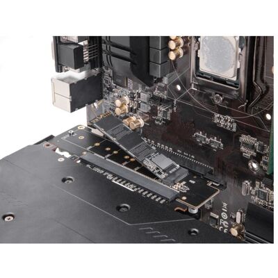 Delock PCI Express 4.0 x16 Riser Karte mit 2 x M.2 Key M NVM, Storage Controller Delock PCI Express 4.0 x16 Riser Karte mit 2 x M.2 Key M NVM, Storage Controller