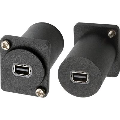 EXSYS D-Typ Adapter Mini DP BU-BU, Data + Video Adapter, Schwarz EXSYS D-Typ Adapter Mini DP BU-BU, Data + Video Adapter, Schwarz