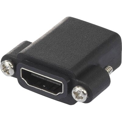 SpeaKa Professional SP-9082612 HDMI Adapter(1x HDMI-Buchse (HDMI), Data + Video Adapter, Schwarz SpeaKa Professional SP-9082612 HDMI Adapter(1x HDMI-Buchse (HDMI), Data + Video Adapter, Schwarz