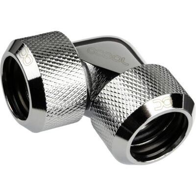 Alphacool Eiszapfen Adapter 90 Grad 16mm AD auf 16mm AD Hardtube, Wasserkühlung Anschluss, Silber Alphacool Eiszapfen Adapter 90 Grad 16mm AD auf 16mm AD Hardtube, Wasserkühlung Anschluss, Silber