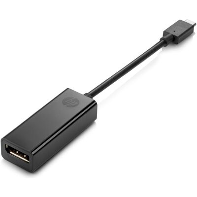 HP USB-C zu (DP, 18 cm), Data + Video Adapter, Schwarz HP USB-C zu (DP, 18 cm), Data + Video Adapter, Schwarz
