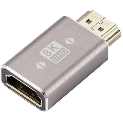 SpeaKa Professional SP-11302000 HDMI Adapter (1x HDMI-Stecker - 1x HDMI-Buchse) (HDMI), Data + Video Adapter, Grau SpeaKa Professional SP-11302000 HDMI Adapter (1x HDMI-Stecker - 1x HDMI-Buchse) (HDMI), Data + Video Adapter, Grau