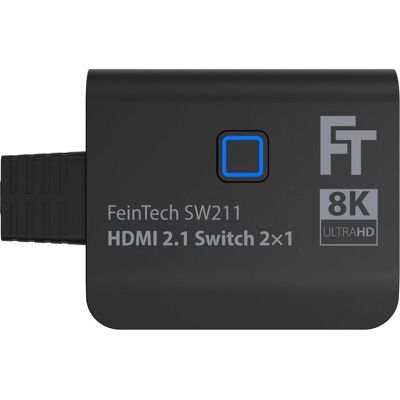FeinTech SW211 HDMI 2.1 8K Bi-Directional Switch 2 In 1 Out Splitter 1 In 2 Out Pigtail, Switch Box FeinTech SW211 HDMI 2.1 8K Bi-Directional Switch 2 In 1 Out Splitter 1 In 2 Out Pigtail, Switch Box