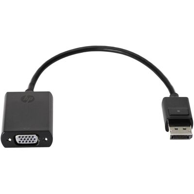 HP DP To VGA, Adapter, Bulk 90 (20.30 cm), Data + Video Adapter, Schwarz HP DP To VGA, Adapter, Bulk 90 (20.30 cm), Data + Video Adapter, Schwarz