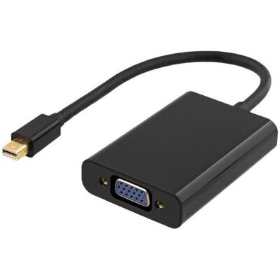 Deltaco DP-VGA13-K - DisplayPort adapt (VGA), Data + Video Adapter, Schwarz Deltaco DP-VGA13-K - DisplayPort adapt (VGA), Data + Video Adapter, Schwarz