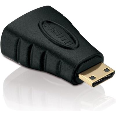 Purelink Mini HDMI/HDMI Adapter (HDMI), Data + Video Adapter, Schwarz Purelink Mini HDMI/HDMI Adapter (HDMI), Data + Video Adapter, Schwarz