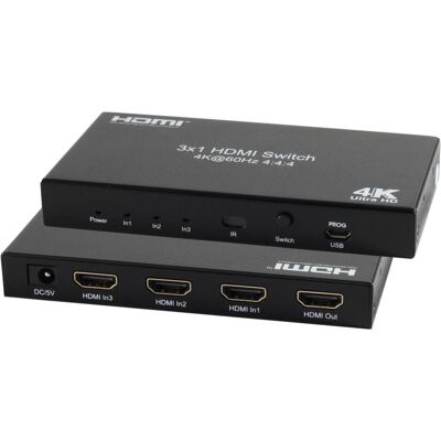 Shiverpeaks S/CONN maximum connectivity HDMI Umschalter 3x IN, Switch Box Shiverpeaks S/CONN maximum connectivity HDMI Umschalter 3x IN, Switch Box