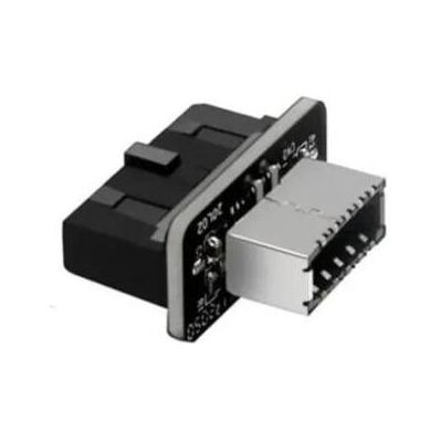Gembird Adapter USB Adapter USB 3.0 19Pin (internal) to Type-E (front panel USB-C) A-U3EF-01, Data + Video Adapter, Schwarz Gembird Adapter USB Adapter USB 3.0 19Pin (internal) to Type-E (front panel USB-C) A-U3EF-01, Data + Video Adapter, Schwarz