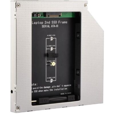 Gembird Ramka A-SATA12M2-01, SSD + Festplatte Zubehör Gembird Ramka A-SATA12M2-01, SSD + Festplatte Zubehör