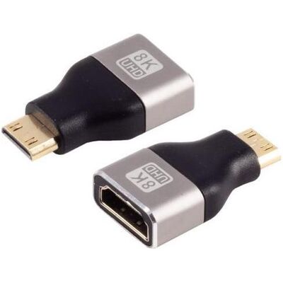 Shiverpeaks S/CONN maximum connectivity HDMI-C Adapter, HDMI-A Buchse, 8K, Metall (HDMI), Data + Video Adapter Shiverpeaks S/CONN maximum connectivity HDMI-C Adapter, HDMI-A Buchse, 8K, Metall (HDMI), Data + Video Adapter