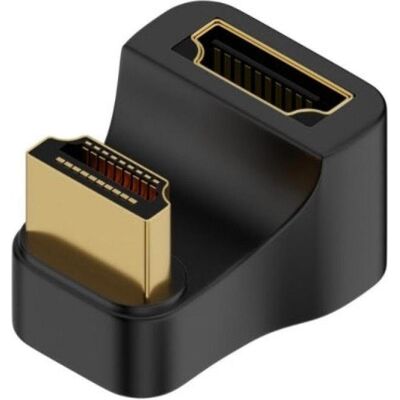PowerGuard HDMI auf HDMI 1.4 180-Grad Winkel U-Form Down Adapter (HDMI), Data + Video Adapter, Schwarz PowerGuard HDMI auf HDMI 1.4 180-Grad Winkel U-Form Down Adapter (HDMI), Data + Video Adapter, Schwarz