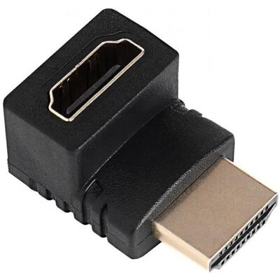 Akyga Adapter 90deg AK-AD-70 HDMI m / HDMI f kątowy (HDMI), Data + Video Adapter, Schwarz Akyga Adapter 90deg AK-AD-70 HDMI m / HDMI f kątowy (HDMI), Data + Video Adapter, Schwarz