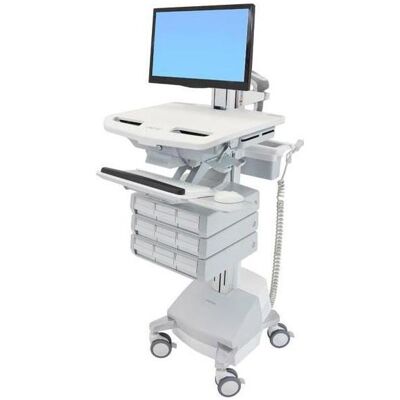 Ergotron Wagen für LCD-Display / Tastatur / Maus / CPU / Notebook / Kamera / Scanner (off, Notebookwagen, Grau Ergotron Wagen für LCD-Display / Tastatur / Maus / CPU / Notebook / Kamera / Scanner (off, Notebookwagen, Grau