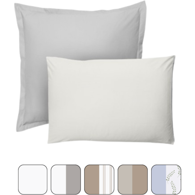 Emma Comfort Perkal Polsterbezug 40x80cm Weiß Emma Comfort Perkal Polsterbezug 40x80cm Weiß