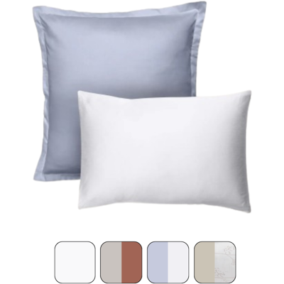 Emma Silken Satin Polsterbezug 80x80cm Terrakotta - Hellgrau Emma Silken Satin Polsterbezug 80x80cm Terrakotta - Hellgrau