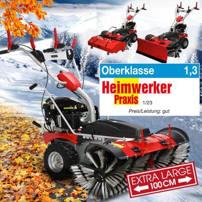 BRAST 3in1 XXL Benzin Kehrmaschine ESTART BRAST 3in1 XXL Benzin Kehrmaschine ESTART