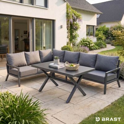 BRAST Alu Dining Lounge Set ADRIA Sole BRAST Alu Dining Lounge Set ADRIA Sole