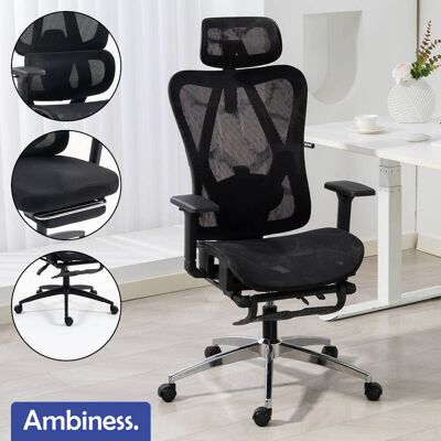 Ambiness Bürostuhl BackPro Mesh chrome Ambiness Bürostuhl BackPro Mesh chrome