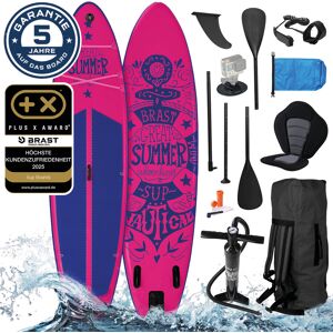 Brast Aufblasbares SUP Board Set SUMMER 320 pink Brast Aufblasbares SUP Board Set SUMMER 320 pink