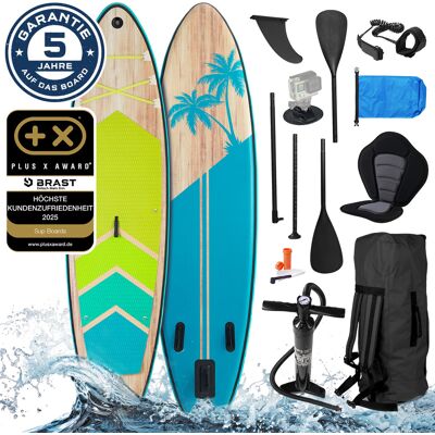 Brast SUP Board aufblasbar TROPIC 320 petrol Brast SUP Board aufblasbar TROPIC 320 petrol