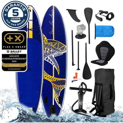Brast SUP Board aufblasbar mit Sitz SHARK 320 Deluxe Brast SUP Board aufblasbar mit Sitz SHARK 320 Deluxe