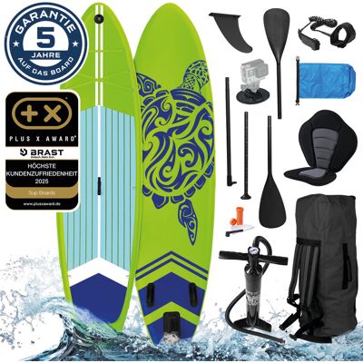 Brast SUP Board aufblasbar TURTLE 320 green Brast SUP Board aufblasbar TURTLE 320 green