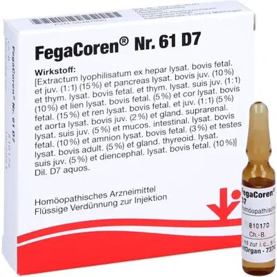 vitOrgan Fegacoren No.61 D7 ampoules 5x2ml vitOrgan Fegacoren No.61 D7 ampoules 5x2ml