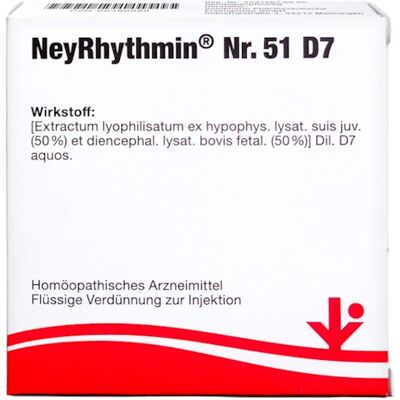 vitOrgan Neyrhythmin No.51 D7 ampoules 5x2ml vitOrgan Neyrhythmin No.51 D7 ampoules 5x2ml