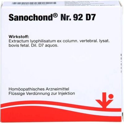 vitOrgan Sanochond No.92 D7 ampoules 5x2ml vitOrgan Sanochond No.92 D7 ampoules 5x2ml