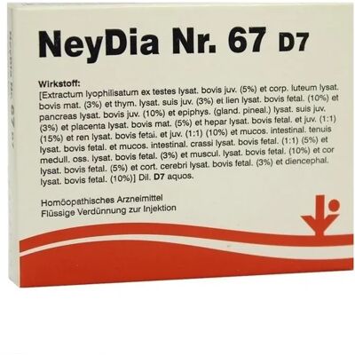 vitOrgan Neydia No. 67 D7 ampoules 5x2ml vitOrgan Neydia No. 67 D7 ampoules 5x2ml