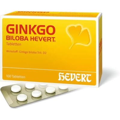 HEVERT Ginkgo biloba tablets (100 pcs.) HEVERT Ginkgo biloba tablets (100 pcs.)