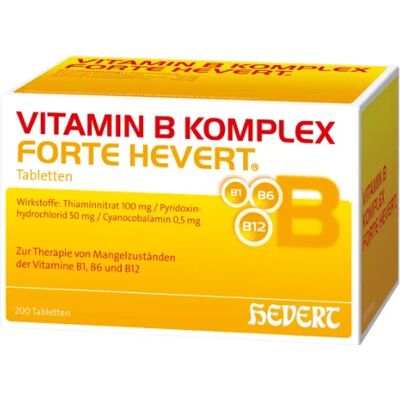 Vitamin B complex forte Hevert tablets (200 pcs.) Vitamin B complex forte Hevert tablets (200 pcs.)