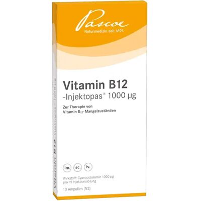 Pascoe Vitamin B12 Injektopas 1000 µg (10x 1ml) Pascoe Vitamin B12 Injektopas 1000 µg (10x 1ml)
