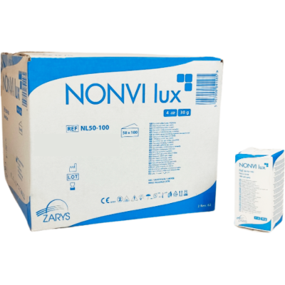 Unsterile Vliesstoffkompressen NONVI lux 100 Stk. 10cm x 10cm Unsterile Vliesstoffkompressen NONVI lux 100 Stk. 10cm x 10cm