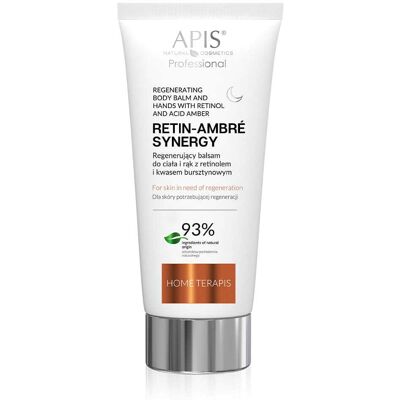 APIS RETIN-AMBRE SYNERGY HOME TERAPIS Regenerierende Körper- und Handlotion mit Retinol und Bernsteinsäure für die Nacht 200 ml APIS RETIN-AMBRE SYNERGY HOME TERAPIS Regenerierende Körper- und Handlotion mit Retinol und Bernsteinsäure für die Nacht 200 ml