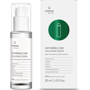 Venome Anti-Wrinkle Care - hyaluronic serum 30ml Venome Anti-Wrinkle Care - hyaluronic serum 30ml