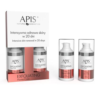 Apis Natural Cosmetics Exfoliation Home Care Set - Hautregeneration & Straffung Apis Natural Cosmetics Exfoliation Home Care Set - Hautregeneration & Straffung