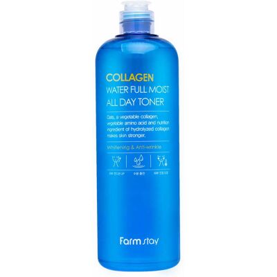 FARMSTAY COLLAGEN Water Full Moist All Day Toner 500ml FARMSTAY COLLAGEN Water Full Moist All Day Toner 500ml