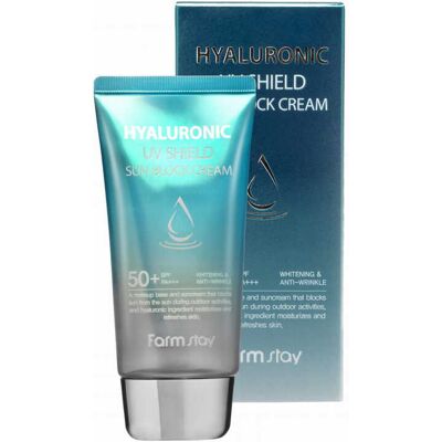Farmstay Hyaluronsäure UV-Schutz Sonnencreme - SPF50+ PA++ - Feuchtigkeitsspendend Farmstay Hyaluronsäure UV-Schutz Sonnencreme - SPF50+ PA++ - Feuchtigkeitsspendend