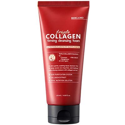 BERGAMO Triple Kollagen Gesichtsreinigungsschaum 120ml BERGAMO Triple Kollagen Gesichtsreinigungsschaum 120ml