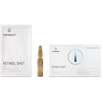 Venome RETINOL C SHOT - 2 Behandlungen (2x2ml + 2x5ml) Venome RETINOL C SHOT - 2 Behandlungen (2x2ml + 2x5ml)