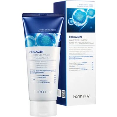 FARMSTAY COLLAGEN Cleansing Foam 180ml FARMSTAY COLLAGEN Cleansing Foam 180ml