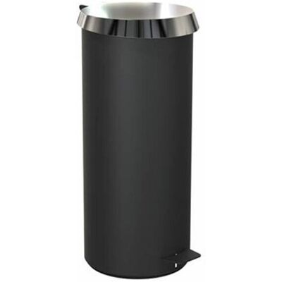 Frost Pedaleimer 550 Mülleimer - groß (H 54cm) (schwarz matt / edelstahl poliert... schwarz matt / edelstahl poliert Frost Pedaleimer 550 Mülleimer - groß (H 54cm) (schwarz matt / edelstahl poliert... schwarz matt / edelstahl poliert