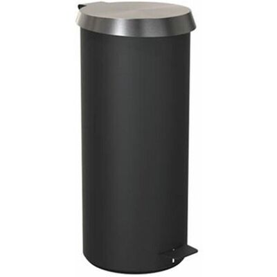 Frost Pedaleimer 550 Mülleimer - groß (H 54cm) (schwarz matt / edelstahl gebürst... schwarz matt / edelstahl gebürstet Frost Pedaleimer 550 Mülleimer - groß (H 54cm) (schwarz matt / edelstahl gebürst... schwarz matt / edelstahl gebürstet