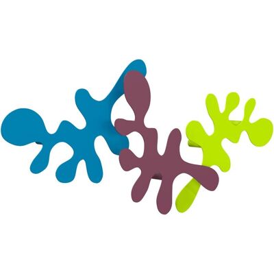 Frost Camouflage Wandhaken 3er-Set (blue sky/pflaume/lime) blue sky/pflaume/lime Frost Camouflage Wandhaken 3er-Set (blue sky/pflaume/lime) blue sky/pflaume/lime