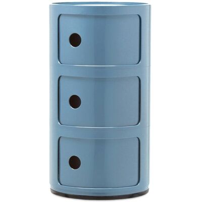 Kartell Componibili 3 Elemente Container (azurblau) azurblau Kartell Componibili 3 Elemente Container (azurblau) azurblau