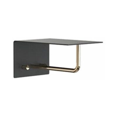 Frost Unu Wandgarderobe - Schwarz / Gold - 20cm Frost Unu Wandgarderobe - Schwarz / Gold - 20cm